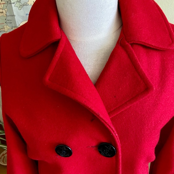 American Rag Vintage Red Peacoat - Picture 4 of 9